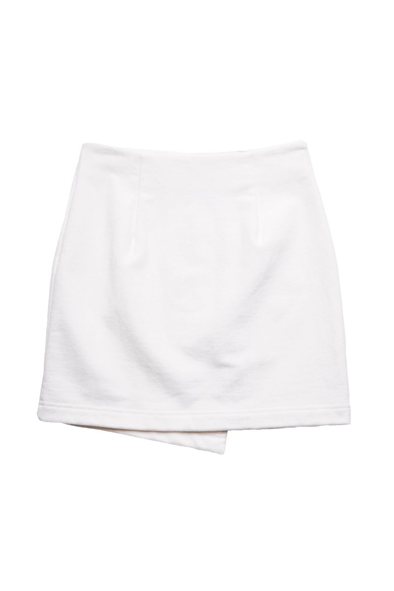 Zip Up Mini Skirt
