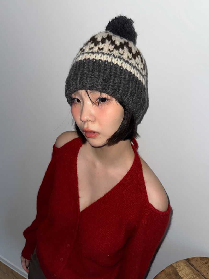 DUGGY(ダギー)の「Senne Nordic Pom Pom Beanie (2color)(Hats)」