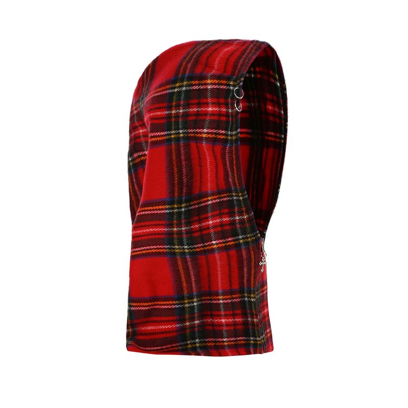1 5 pistol check balaclava - RED