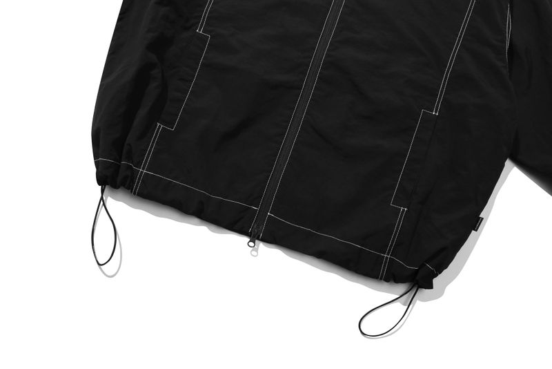 OUT STITCH WIND JACKET_BLACK
