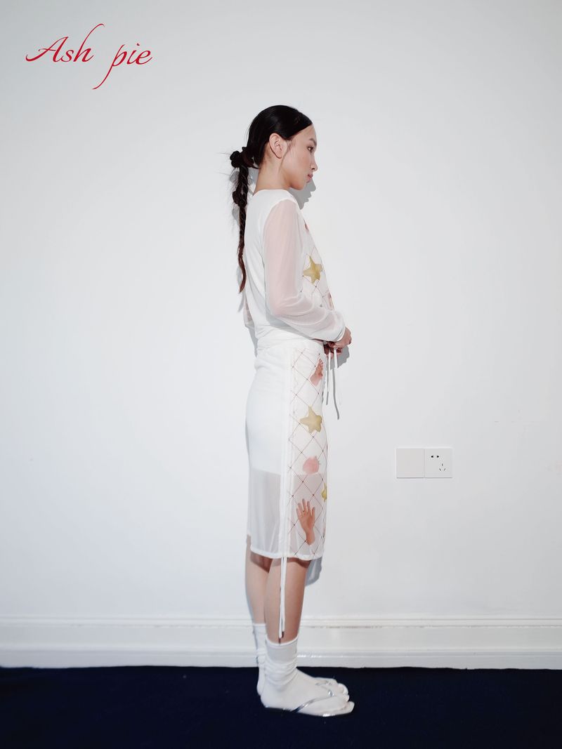 Drawstring skirt