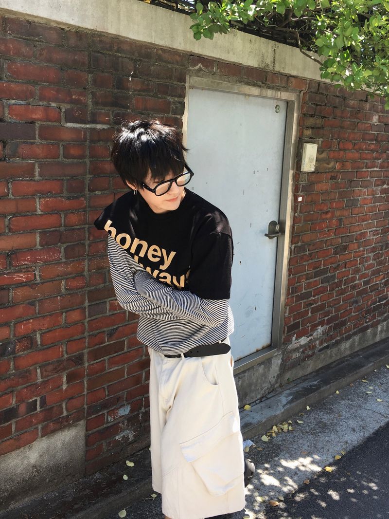 Sweet Semi-Crop Short-Sleeve T-Shirt 6C