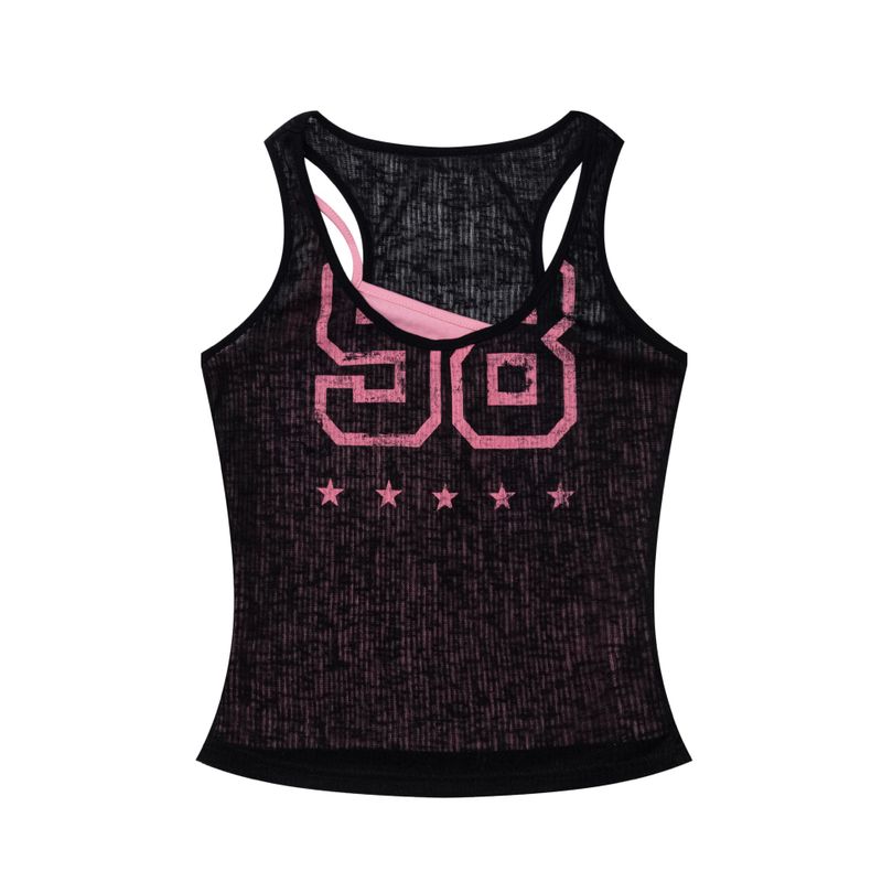 Cozy&Kitsch（コージーアンドキッチ）の「Sasha Number Star Layered Tank（Tops）」