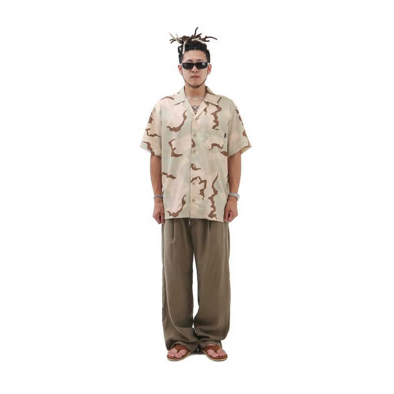 RELAXED CAMO HALF SHIRTS BEIGE