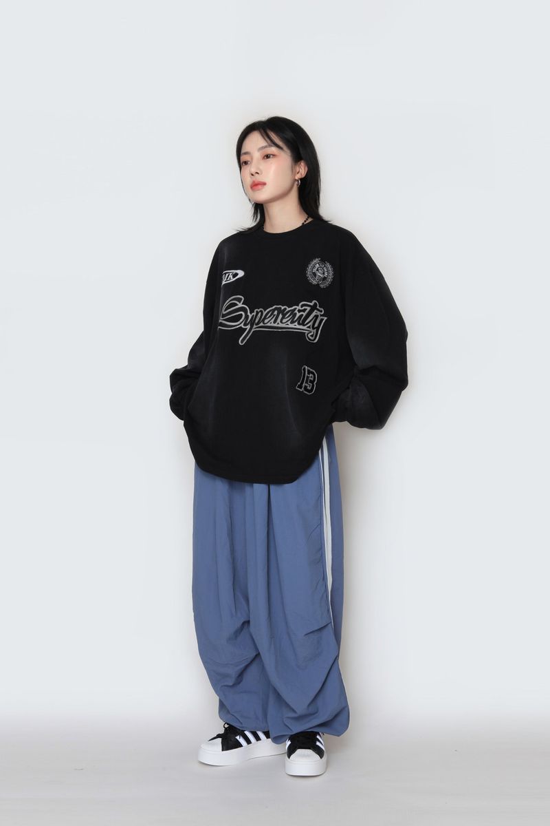 Spray Patch Long Sleeve T