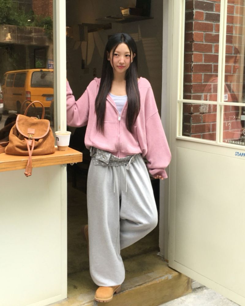[ORIGINAL] Breeze Knit Hood Zip-Up