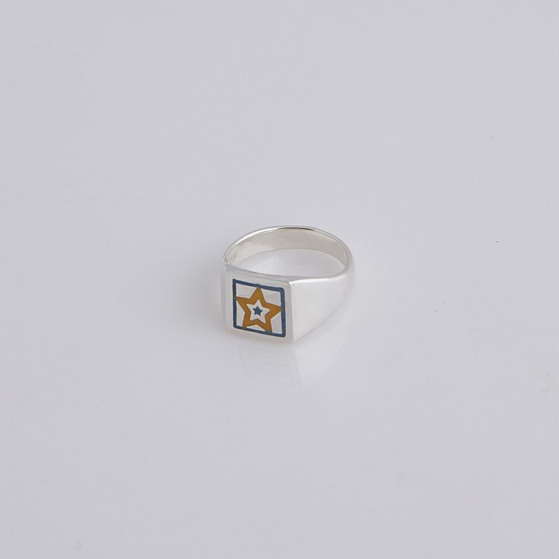 FILLOW(フィロー)の「fuzzy twin star ring in ver.(Accessories)」