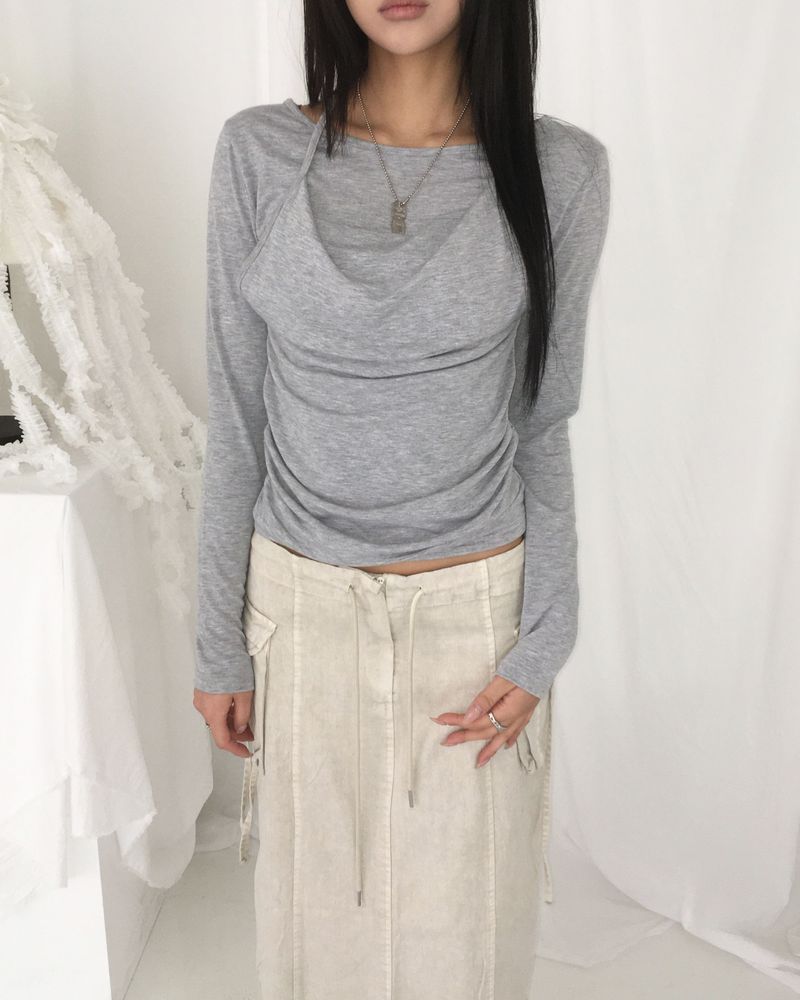 Pigment long skirt