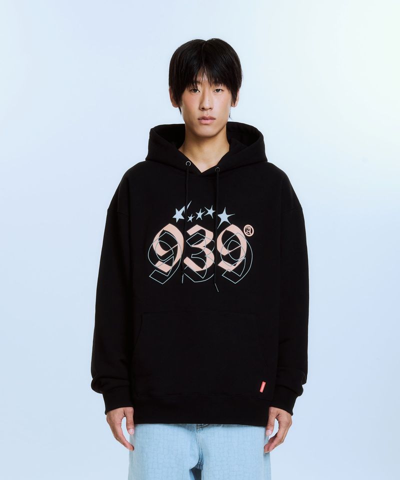 ARCHIVE BOLD（アーカイブボールド）の「939 STAR GRAPICHS HOOD (BLACK)（Tops）」