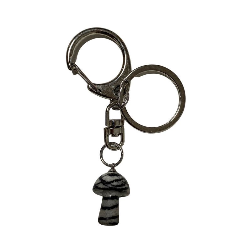 Mushroom keyring