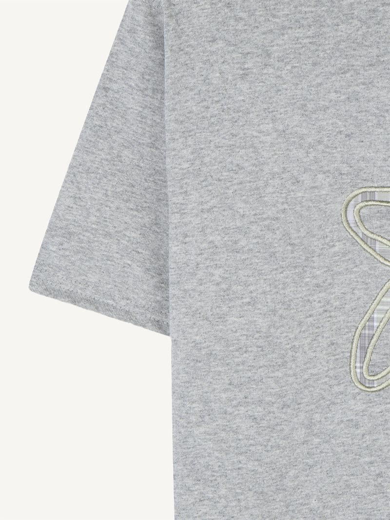 Check Star Applique T-shirt
