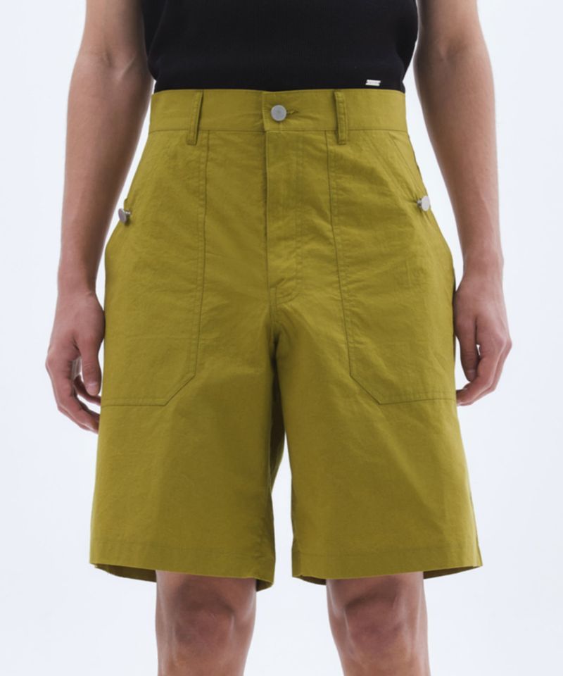TRIP LE SENS(トリプルセンス)の「Washed Cotton Fatigue Bermuda Pants_Olive Green (Pants)」