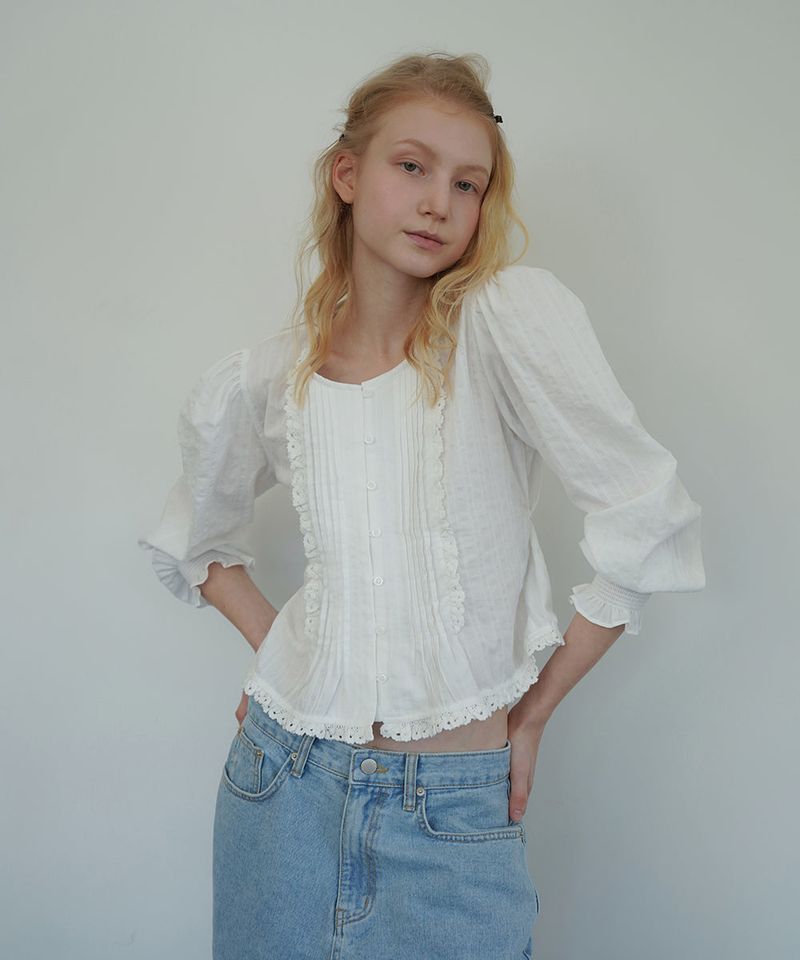 WITHOUTSUMMER（ウィズアウトサマー）の「モントレースブラウス_ivory（トップス）」