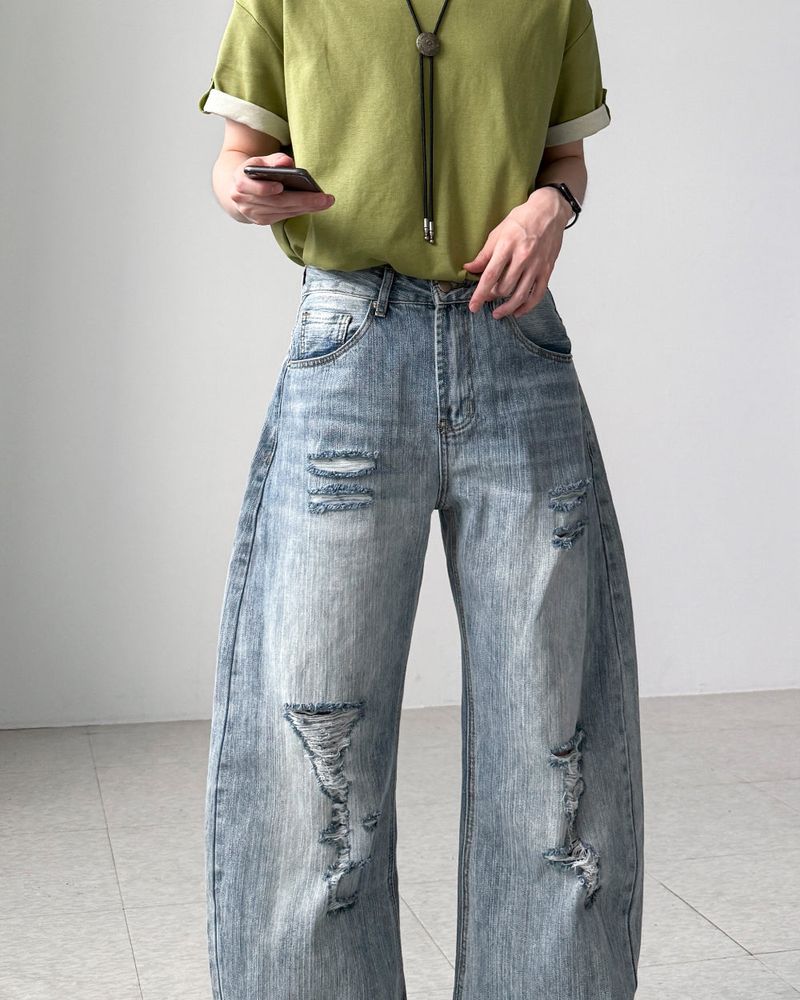 Kess Vintage Curved Denim