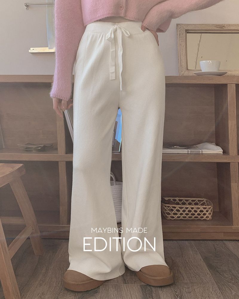 MAYBINS(メイビンス)の「【MADE】Knit wide pants(Pants)」