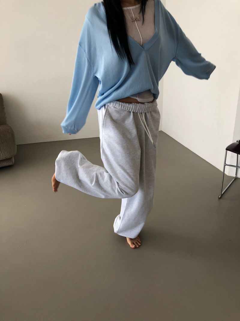 Basic Wide Sweat Pants