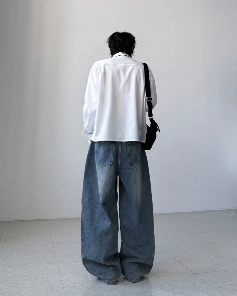 Odd Basic Cropped Shirt