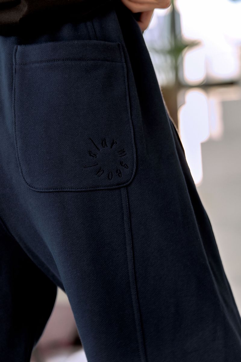 ALARM BALLON PANTS NAVY_UNISEX