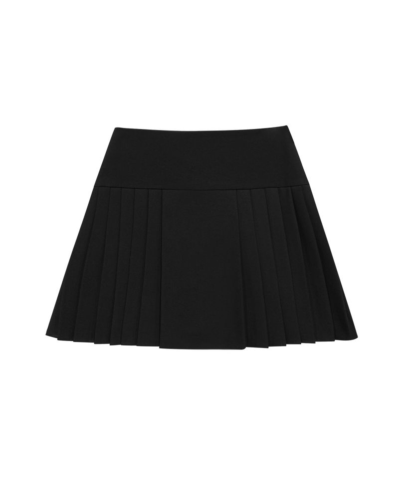 DIAGONAL TWO BUTTON PLEATS SK BLACK
