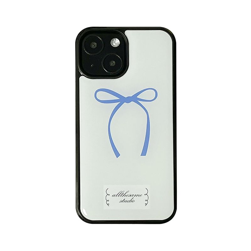 allthesamestudio(オールザセイムスタジオ)の「Ribbon epoxy bumper case (blue)(Smartphone Accessories)」