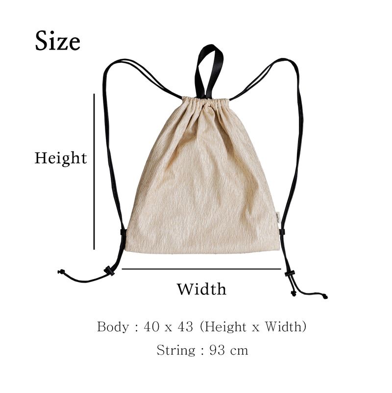 Wave string bag - IVORY