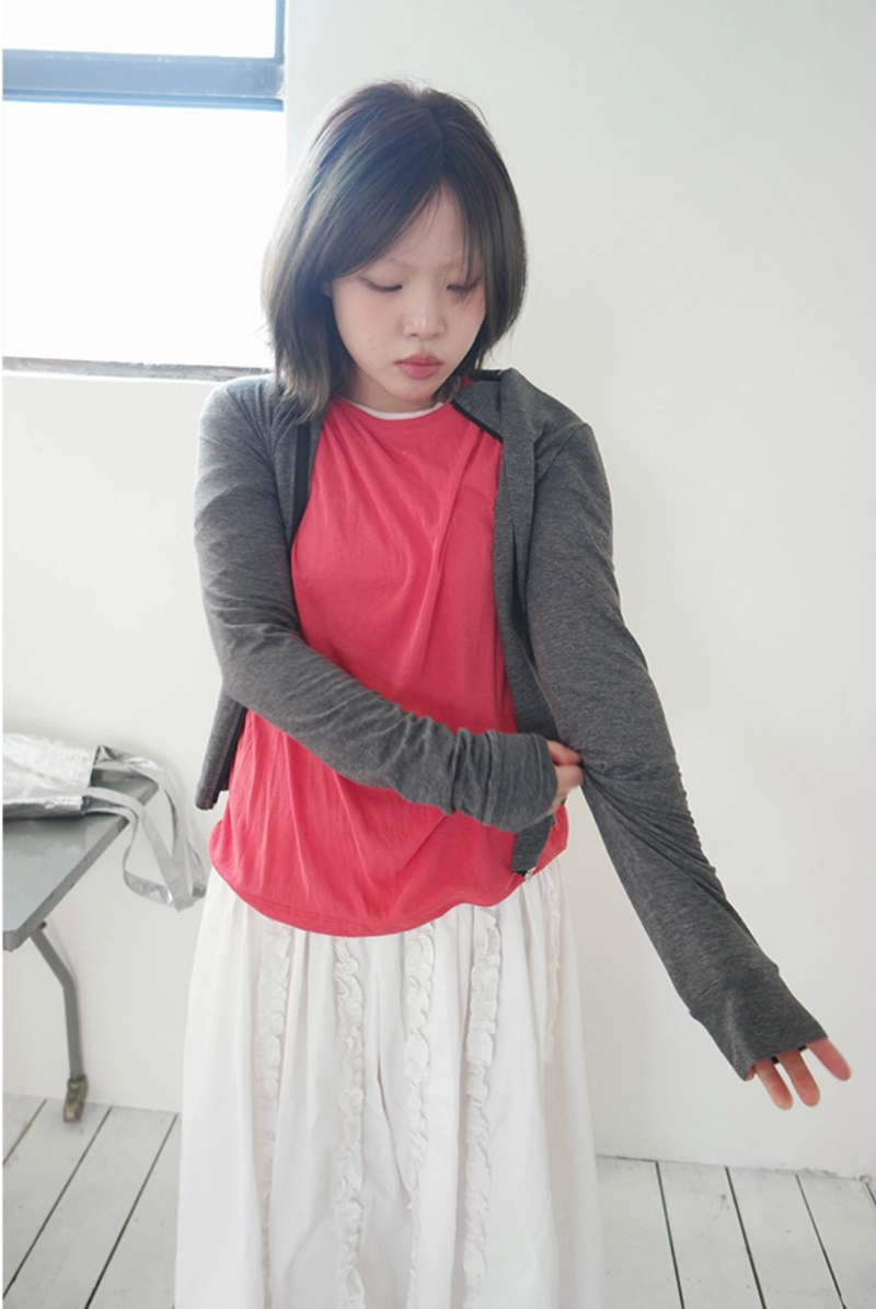 row frill skirt (2c)