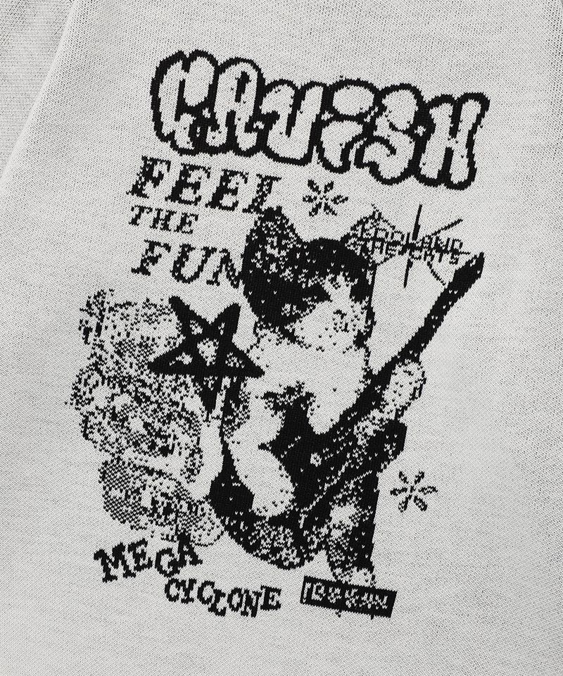MEGA CYCLONE KNIT SWEATER IVORY(CV2EFUK601A)