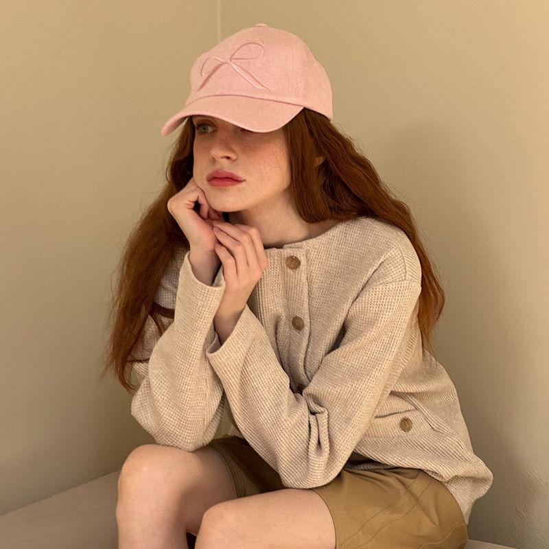Oat Waffle Button Tee