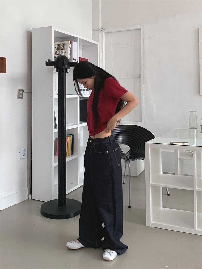 NONFADE BIJO WIDE JEANS (2COLOR)