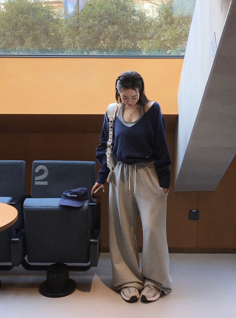 [Bellide made] Newer, two-way wide training pants