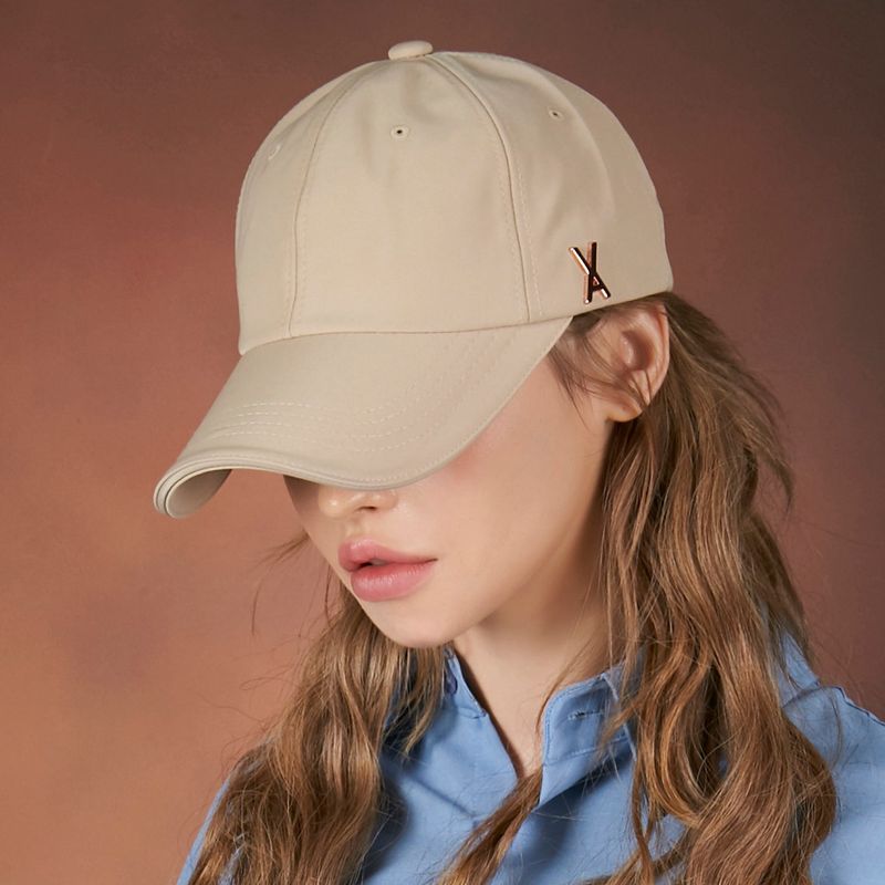 VARZAR（バザール）の「Rose gold stud over fit ball cap（Accessories）」