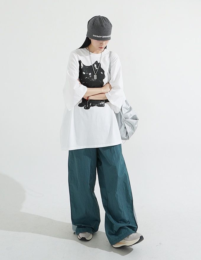 3 Cat Overfit T-Shirt