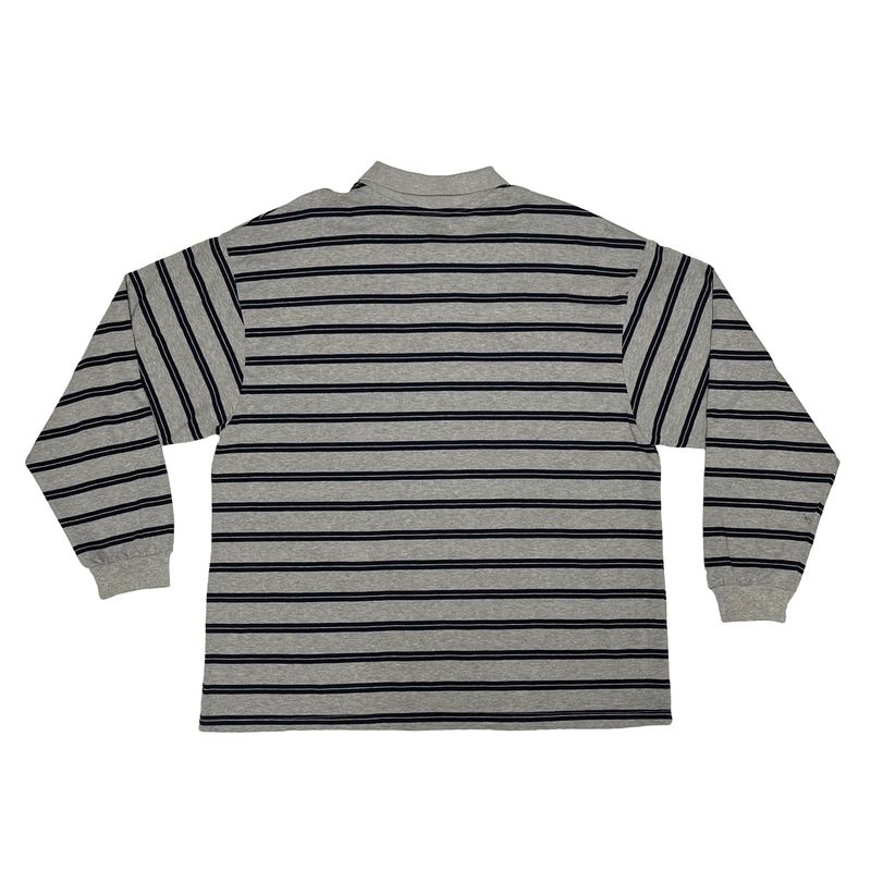 (Unisex) Stripe collar T