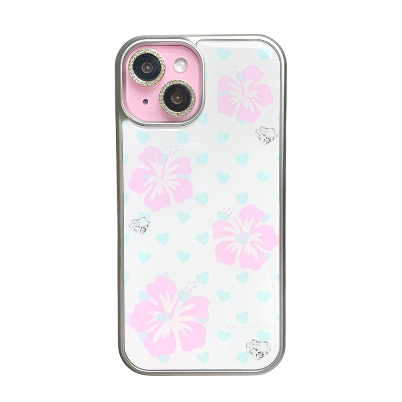 princess house(プリンセス ハウス)の「Aloha gal phone case (mint) - silver epoxy(Smartphone Accessories)」