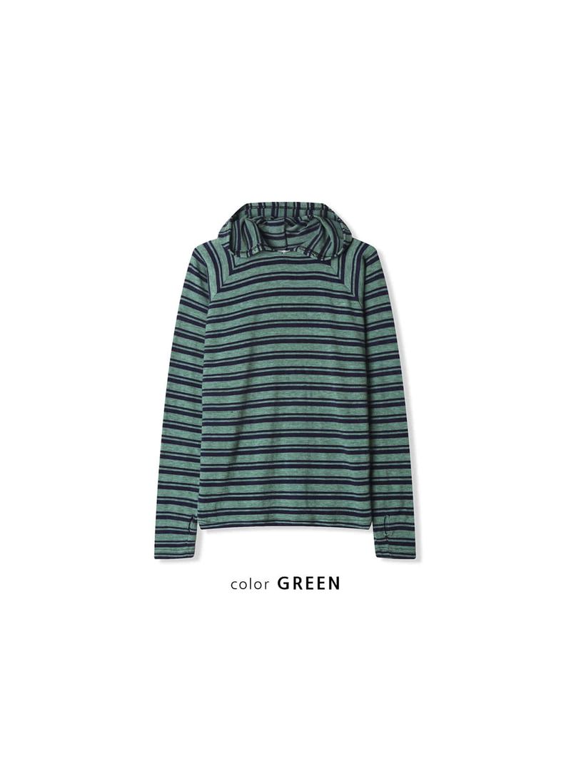 Su Striped Knitted Hoodie