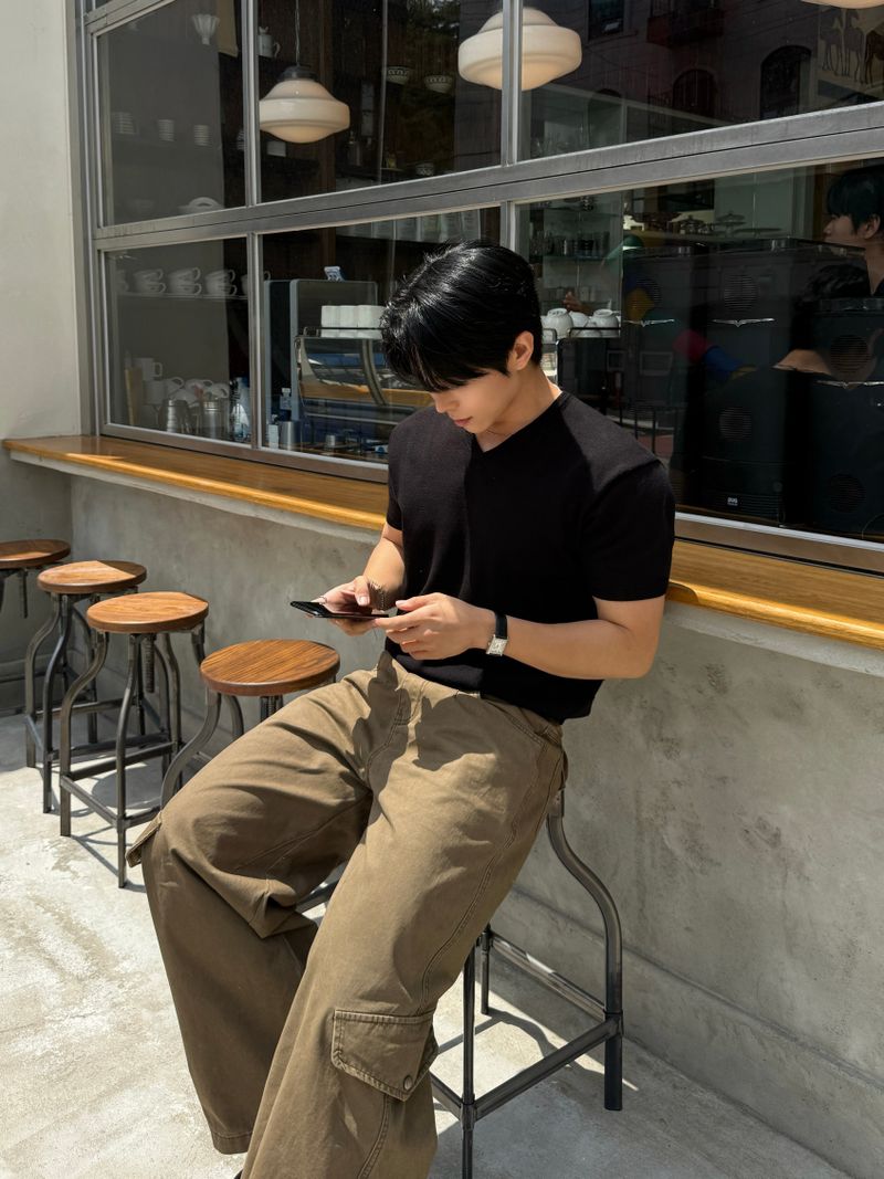 Onew vintage washing cargo pants
