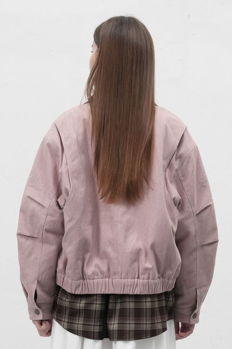 corduroy collar padding work jacket