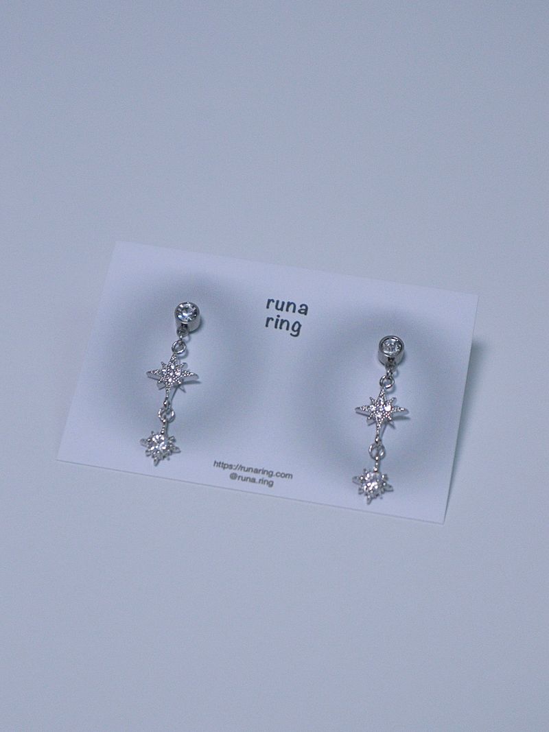 Shiny starlight earrings