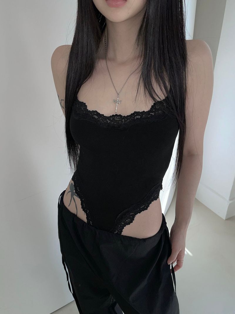janet lace bodysuit(2 color)