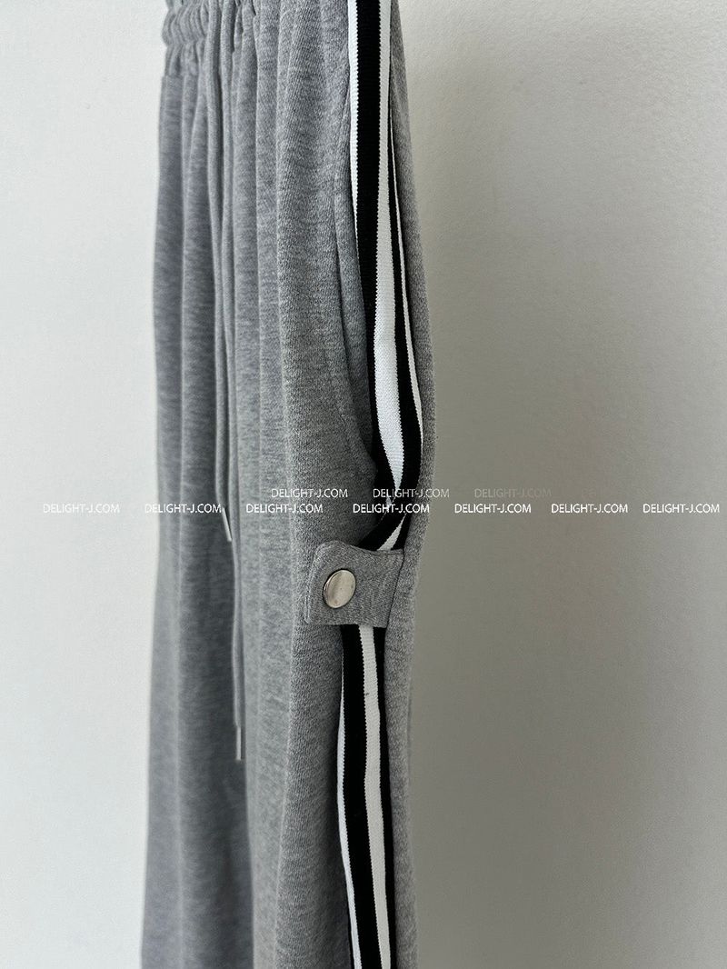 Track Point String Wide Pants