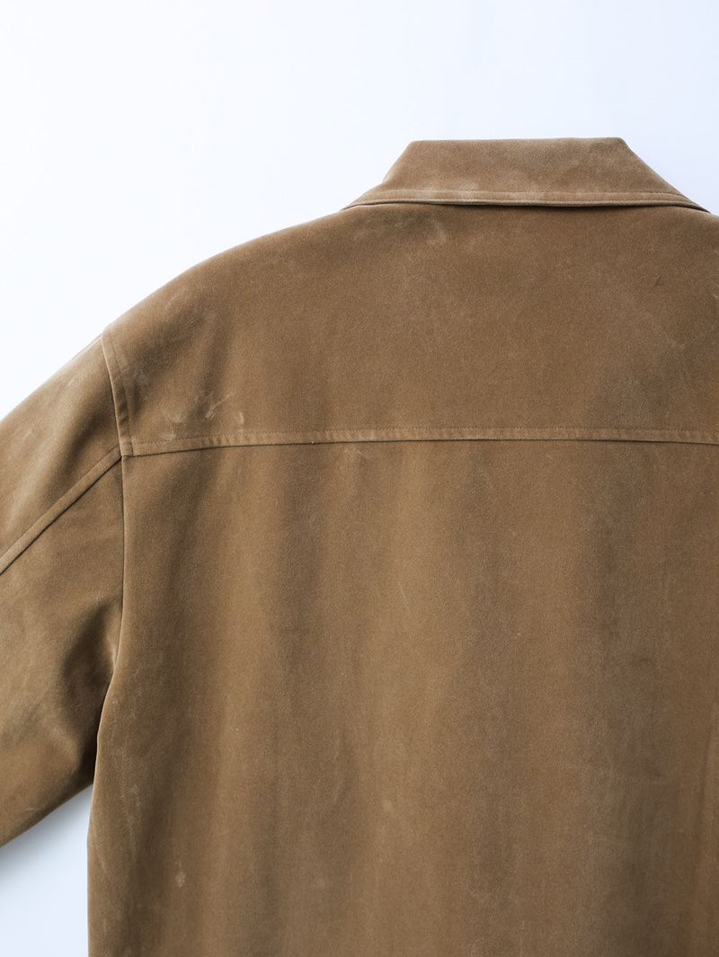 Mer crop suede jacket