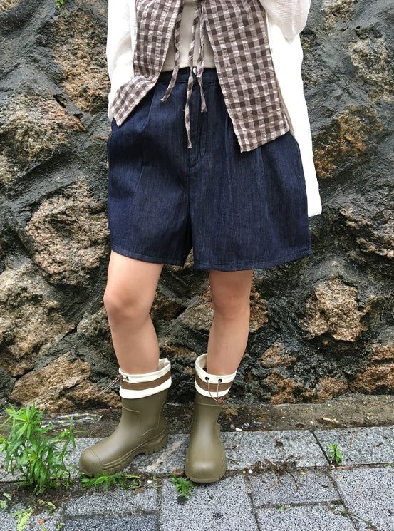 BAON（バオン）の「Cozy Nonfade Pintuck Back Banding Short Pants（Pants）」