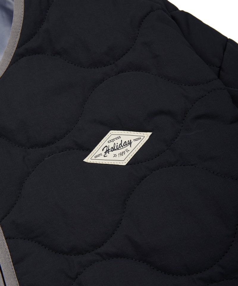 Wave Quilting Jacket_Black
