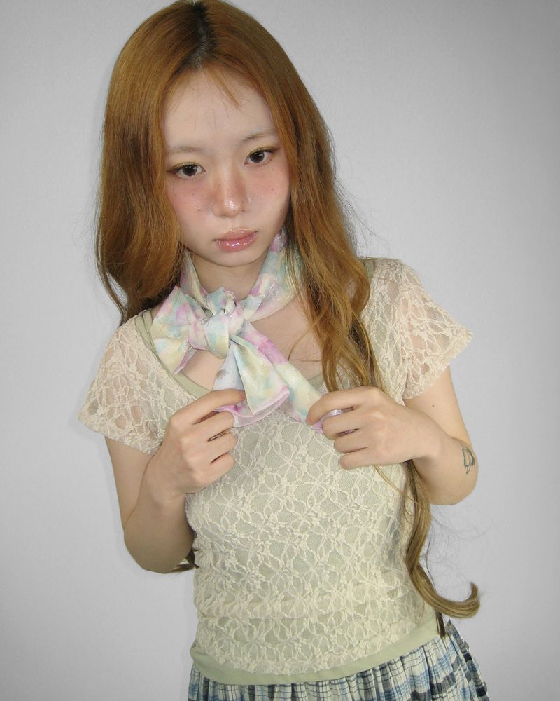 PASTEL SHEER SCARF