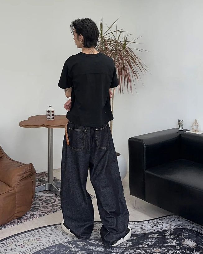 Ropel Summer Non-Faded Raw Denim Pants