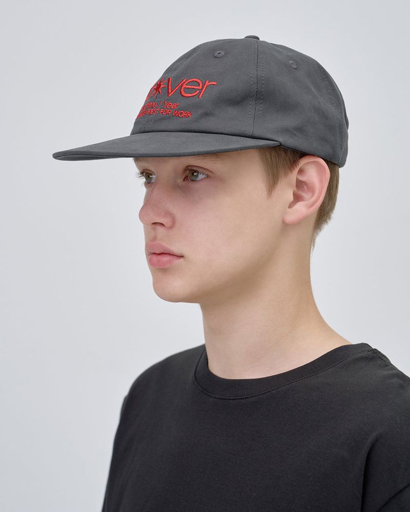 POINT LOGO CAP - CHARCOAL