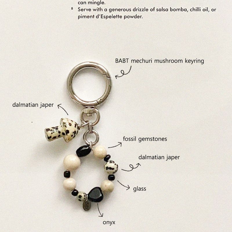 mechuri mushroom keyring