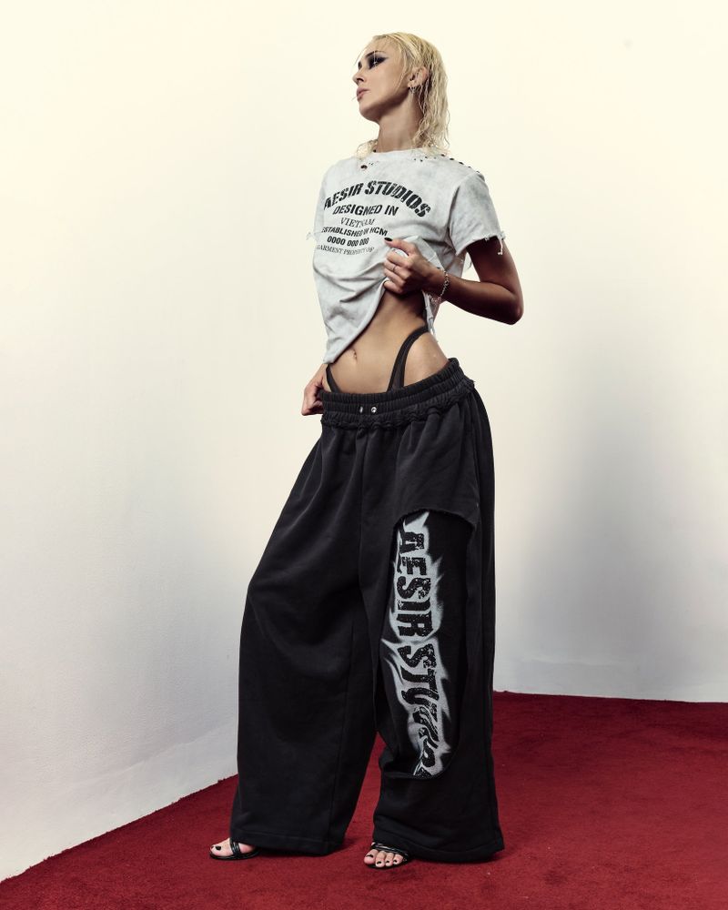 UNISEX - KAELIX - Flame logo jogger