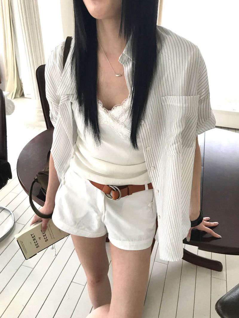 Shape Stripe Shirt (2 colors)