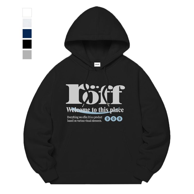 RANDOMOFF(ランダムオフ)の「RÖFF TYPE PLAY SEMI OVER FIT HOODIE (5color)(Tops)」
